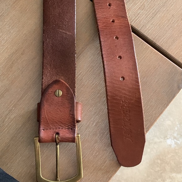 Genuine leather terracotta belt - Picture 6 of 6